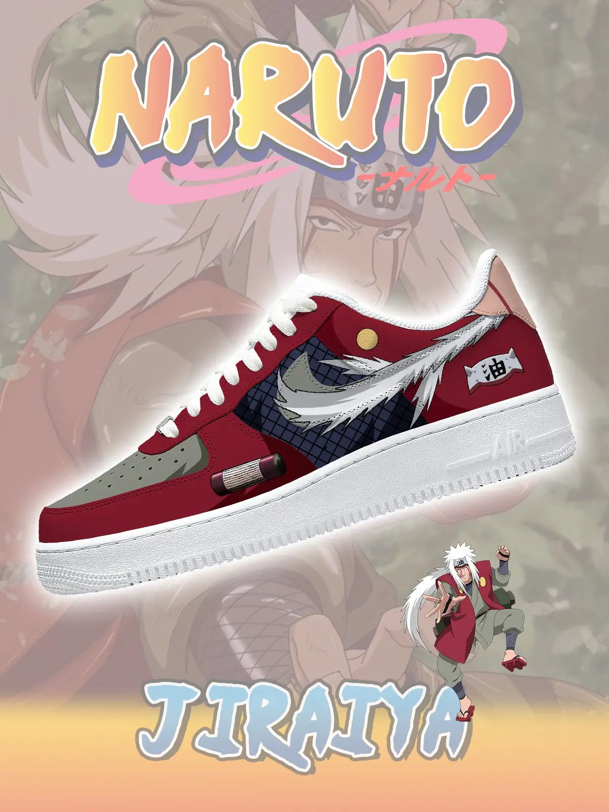 Sannin Jiraiya Custom Sneakers