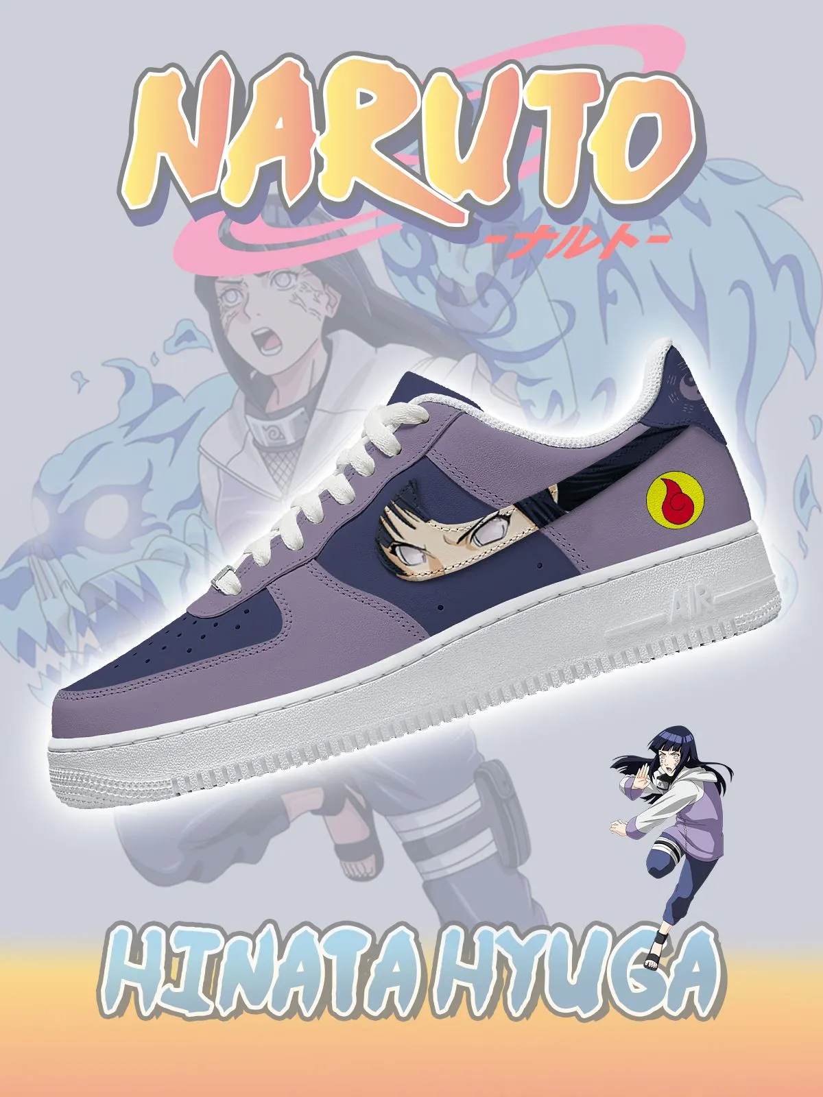 Hinata Hyuga Custom Sneakers