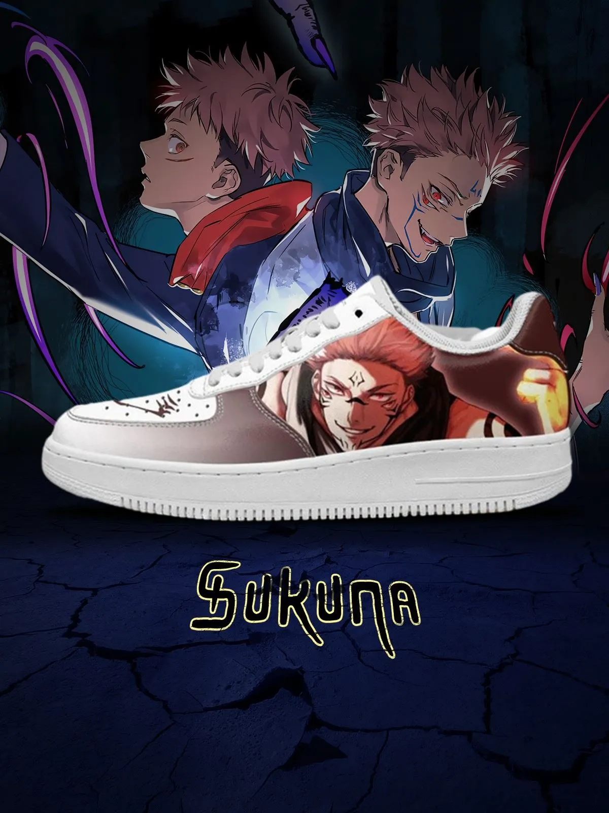 Ryomen Sukuna No.2 Custom Sneakers