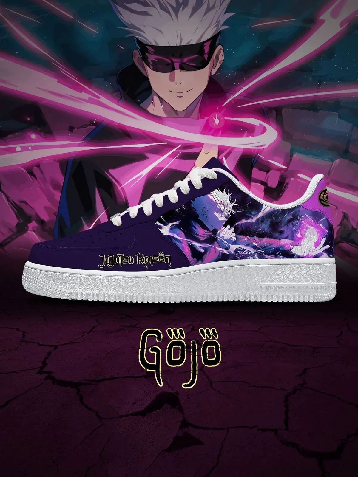 Satoru Gojo No.3 Custom Sneakers