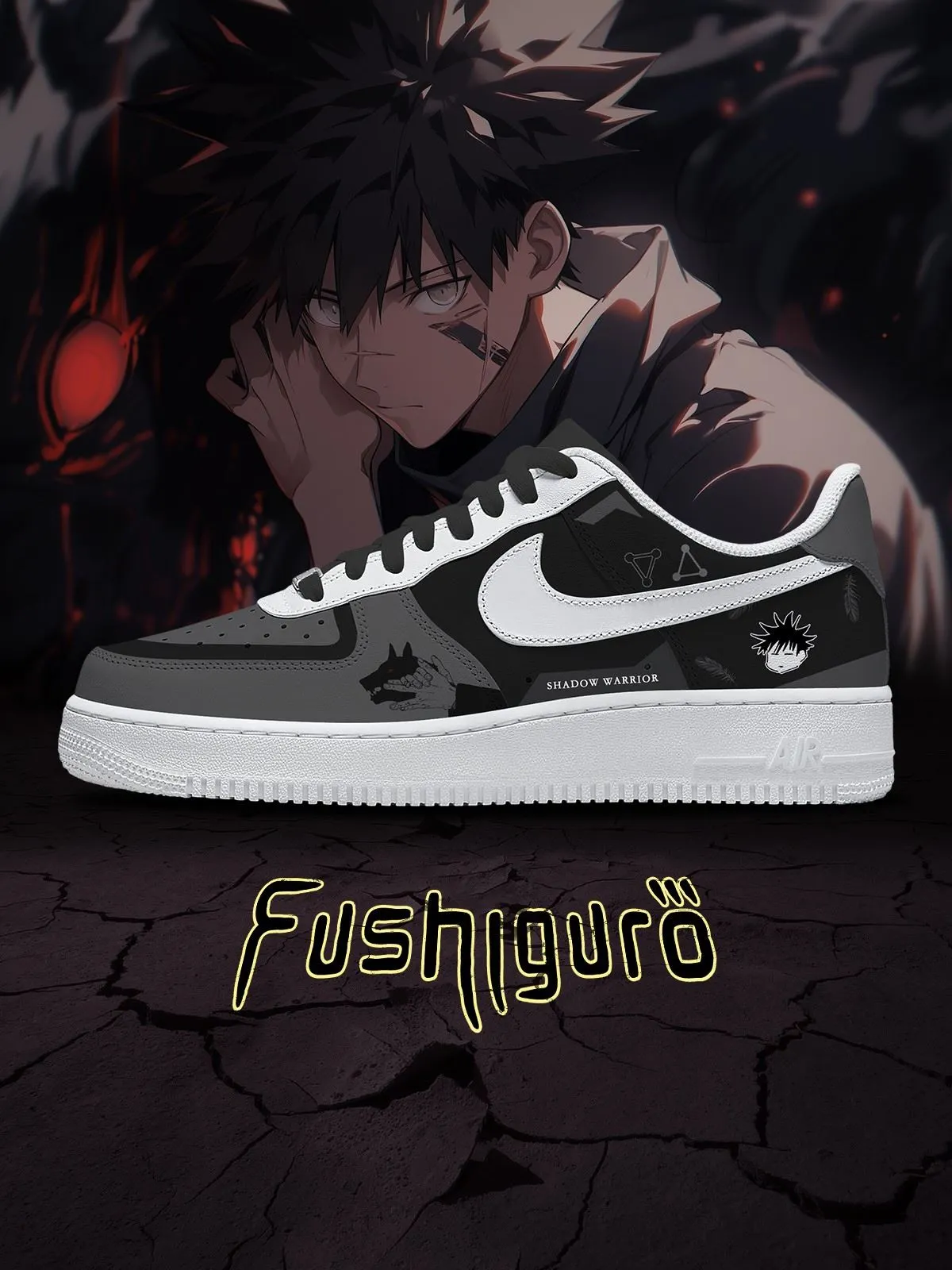 Megumi Fushiguro No.1 Custom Sneakers