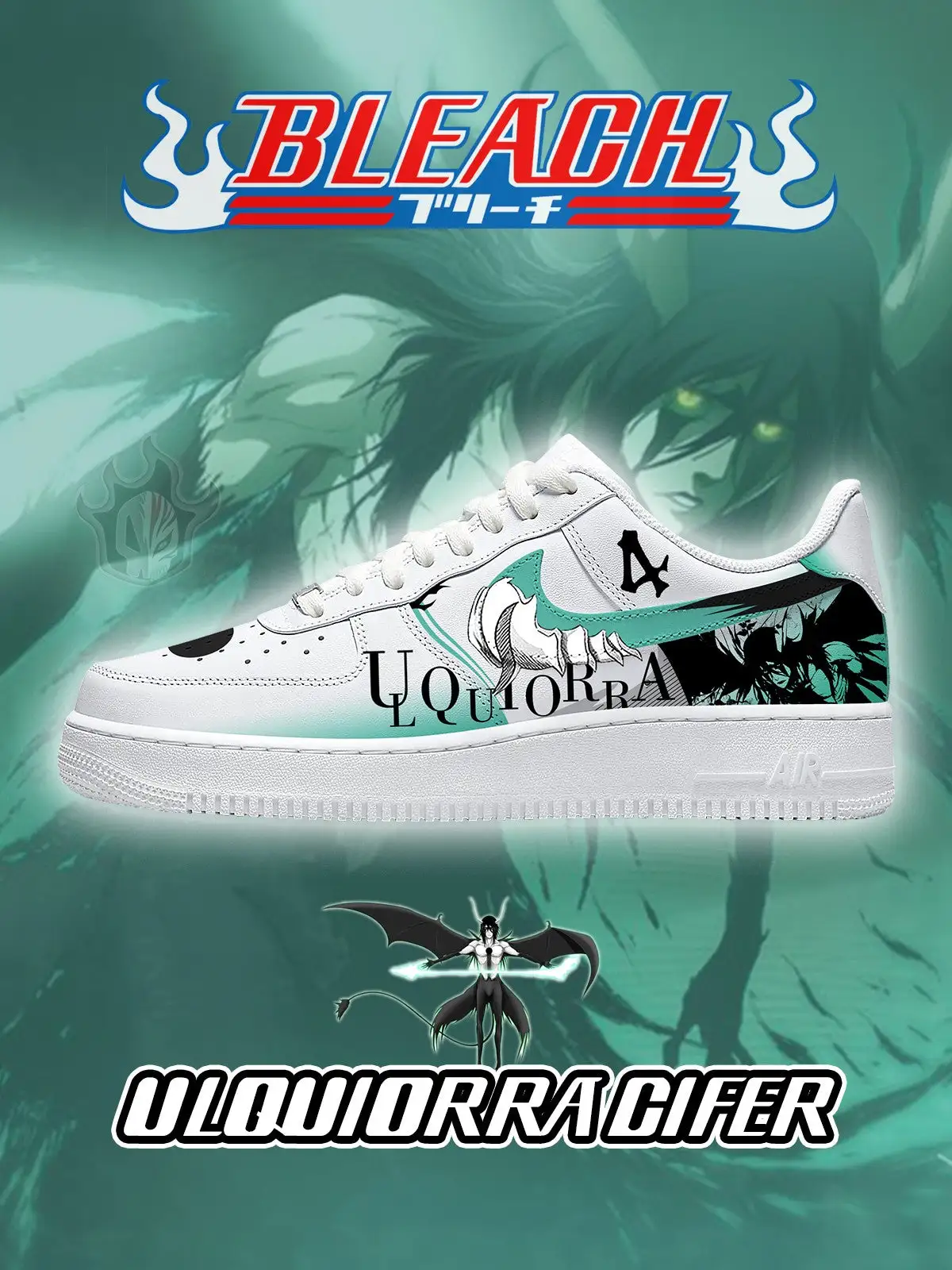 Ulquiorra Cifer Custom Sneakers