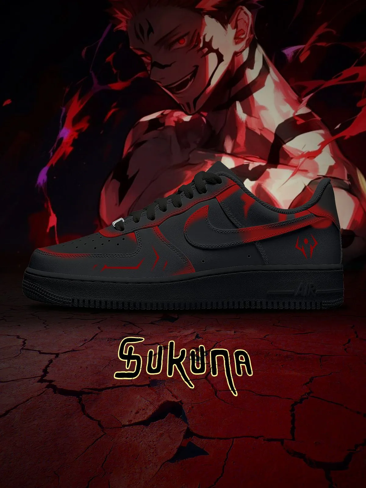 Ryomen Sukuna V.4 Custom Sneakers