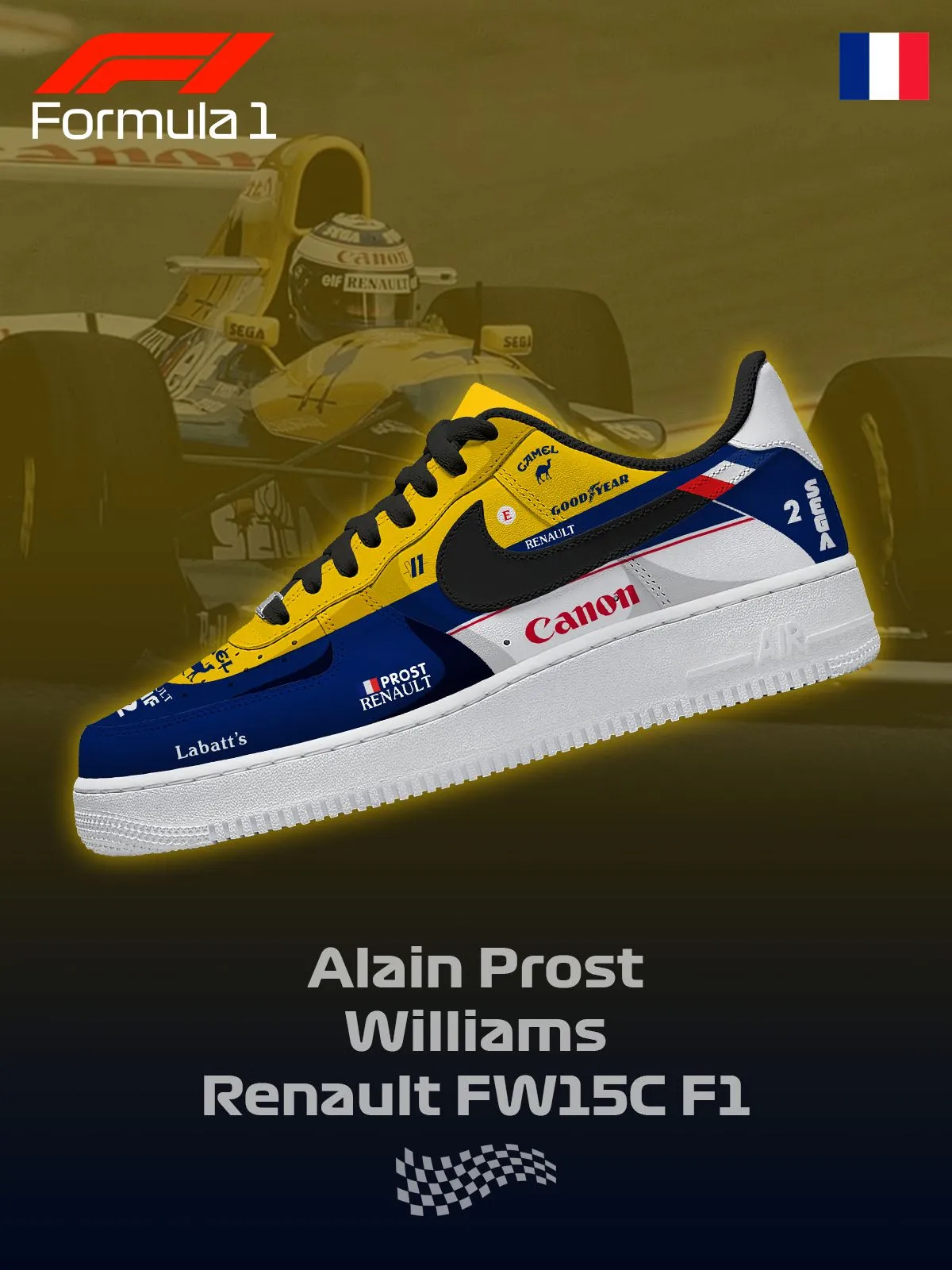 Williams F.1 Custom Sneakers