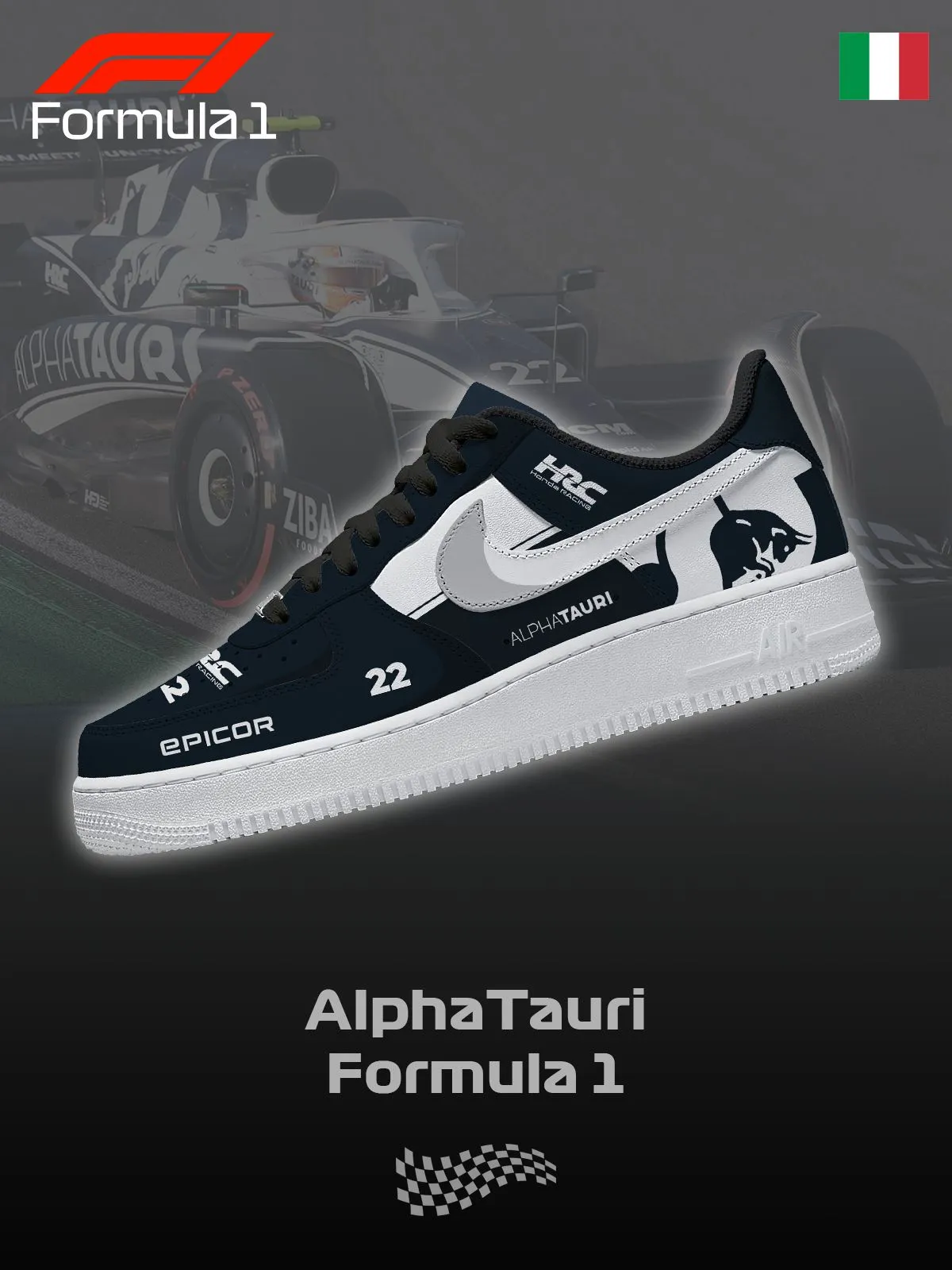 AT F.1 Custom Sneakers