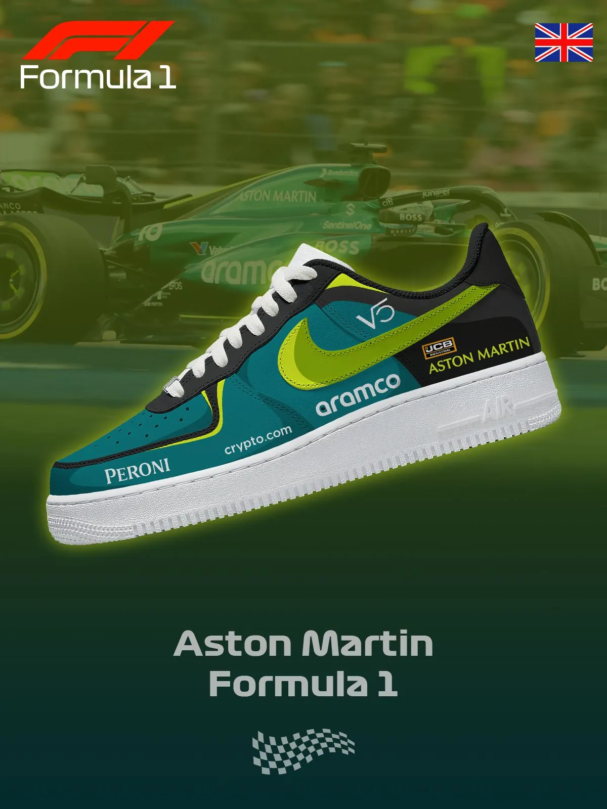 AMR F.1 Custom Sneakers