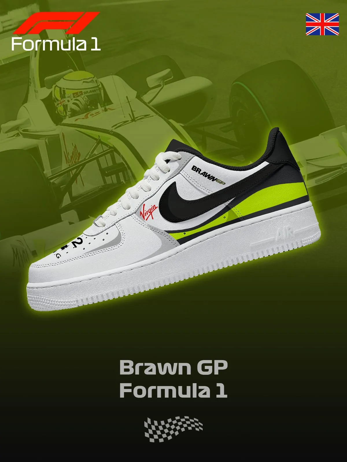 BGP F.1 Custom Sneakers