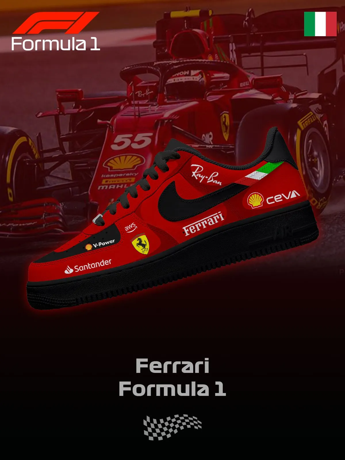 SFR F.1 V.1 Custom Sneakers
