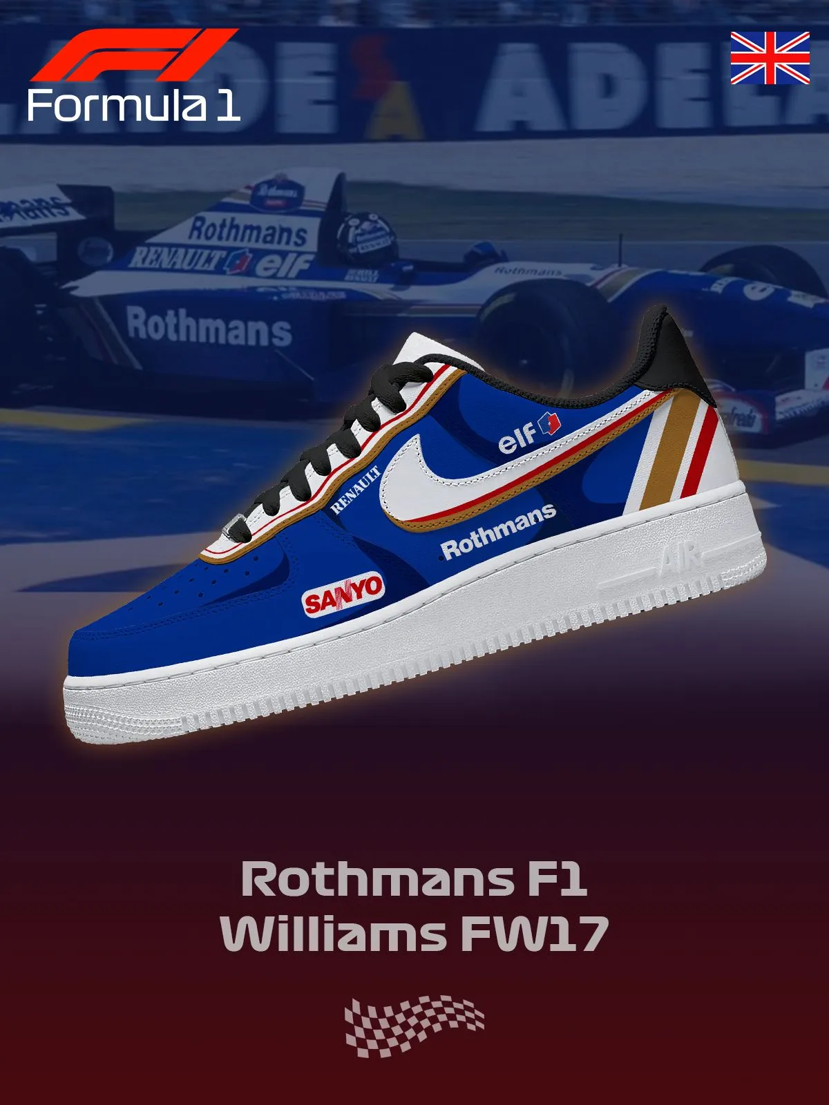 Williams FW17 Custom Sneakers