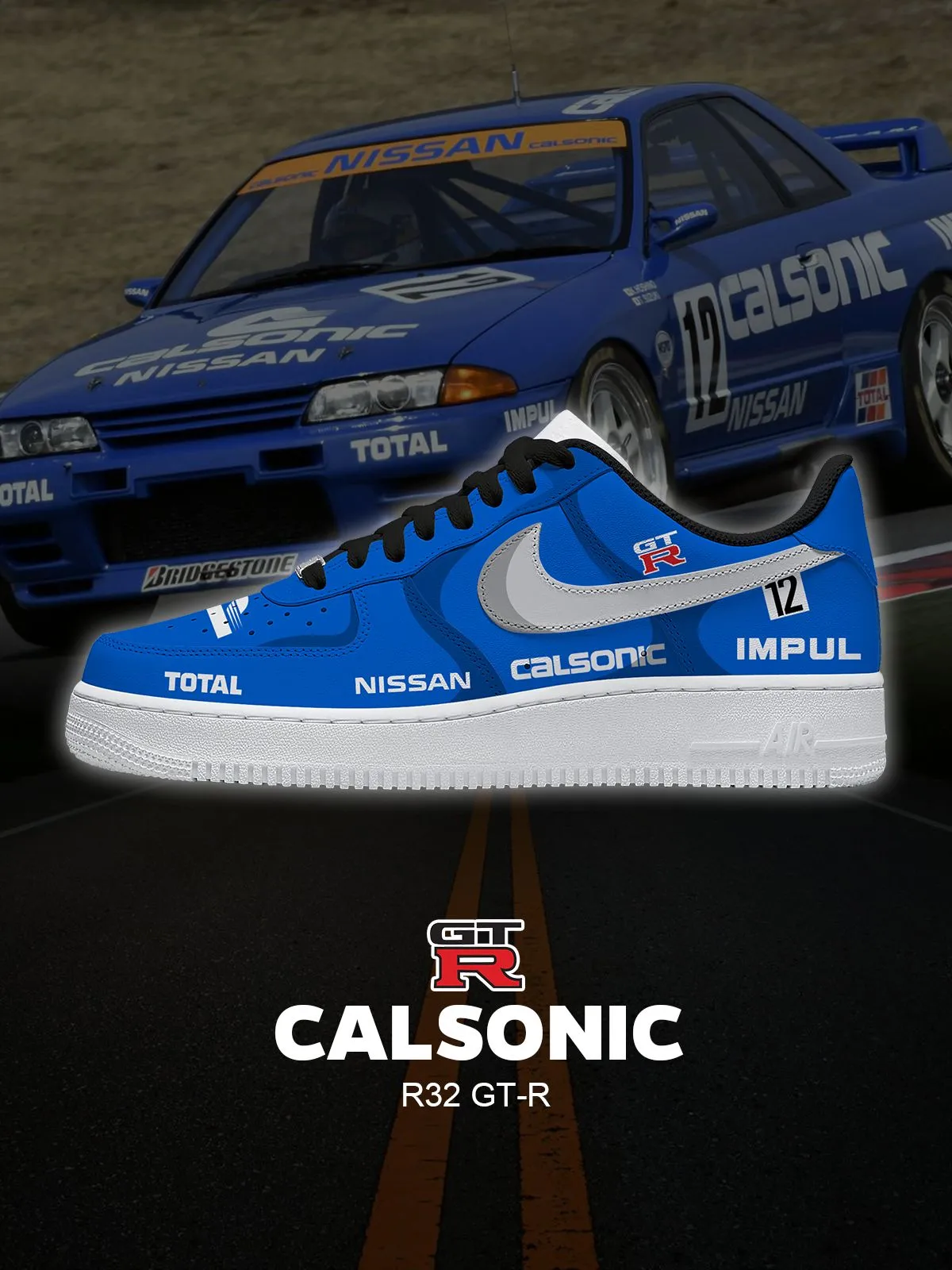 R32 GT-R Custom Sneakers