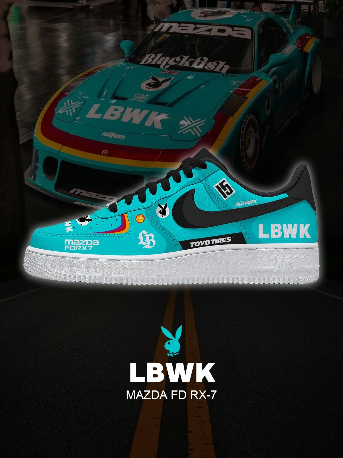 FD RX-7 Custom Sneakers