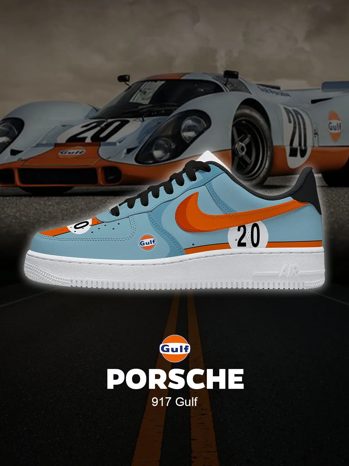 917 Gulf Custom Sneakers