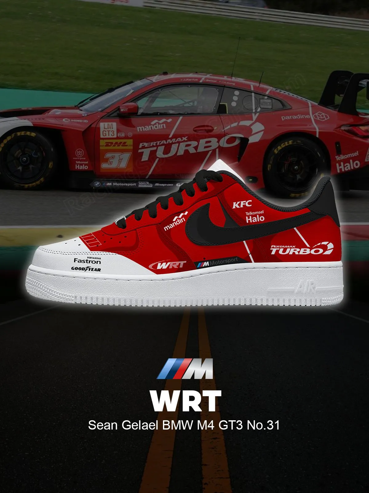 WRT M4 GT3 No 31 Custom Sneakers