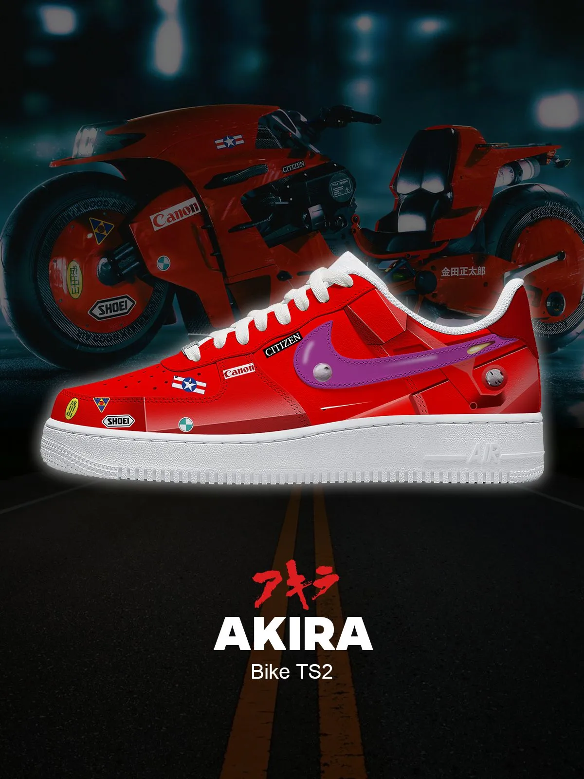 Bike TS2 Custom Sneakers