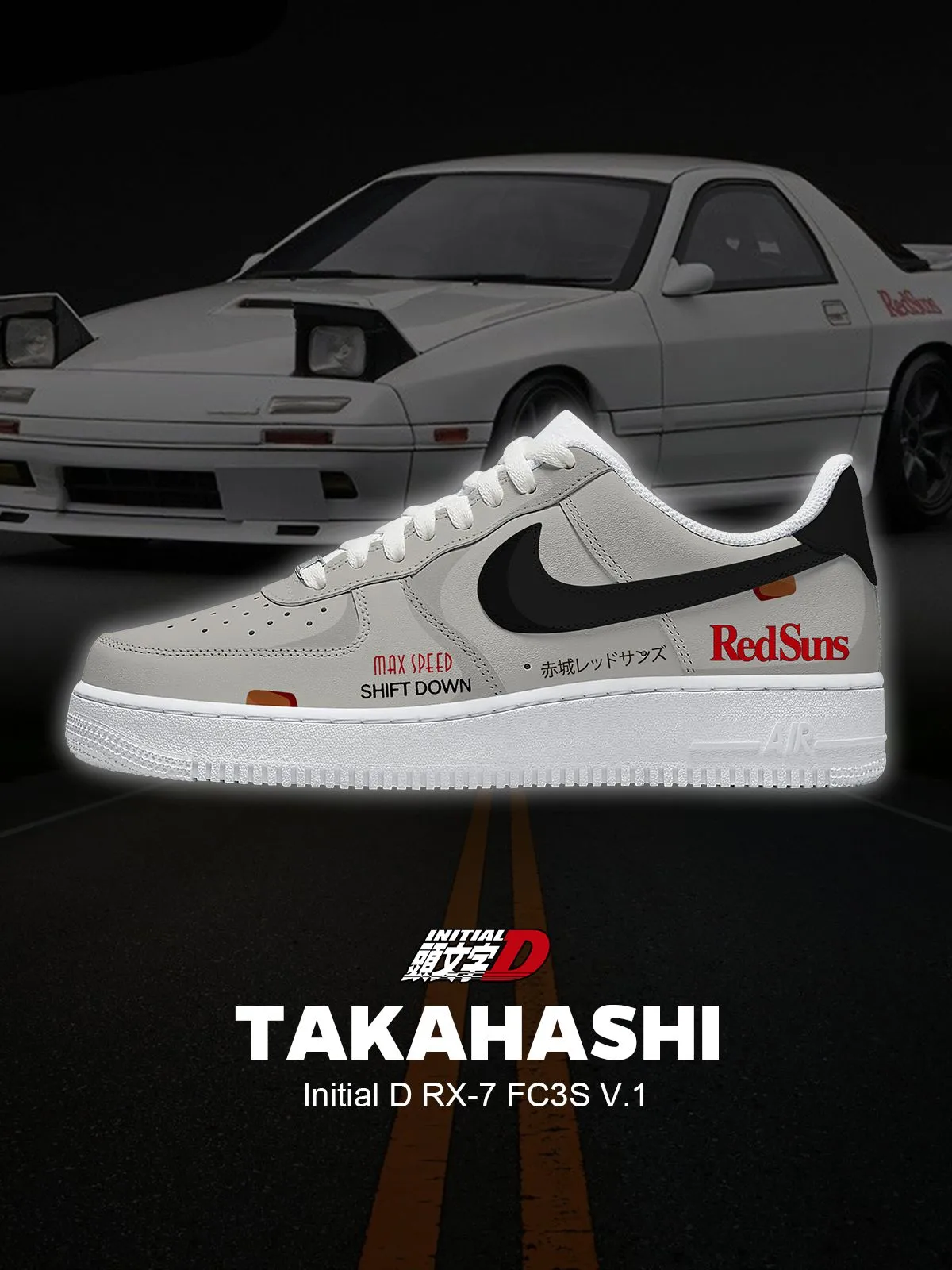 Keisuke RX-7 FC3S V.1 Custom Sneakers