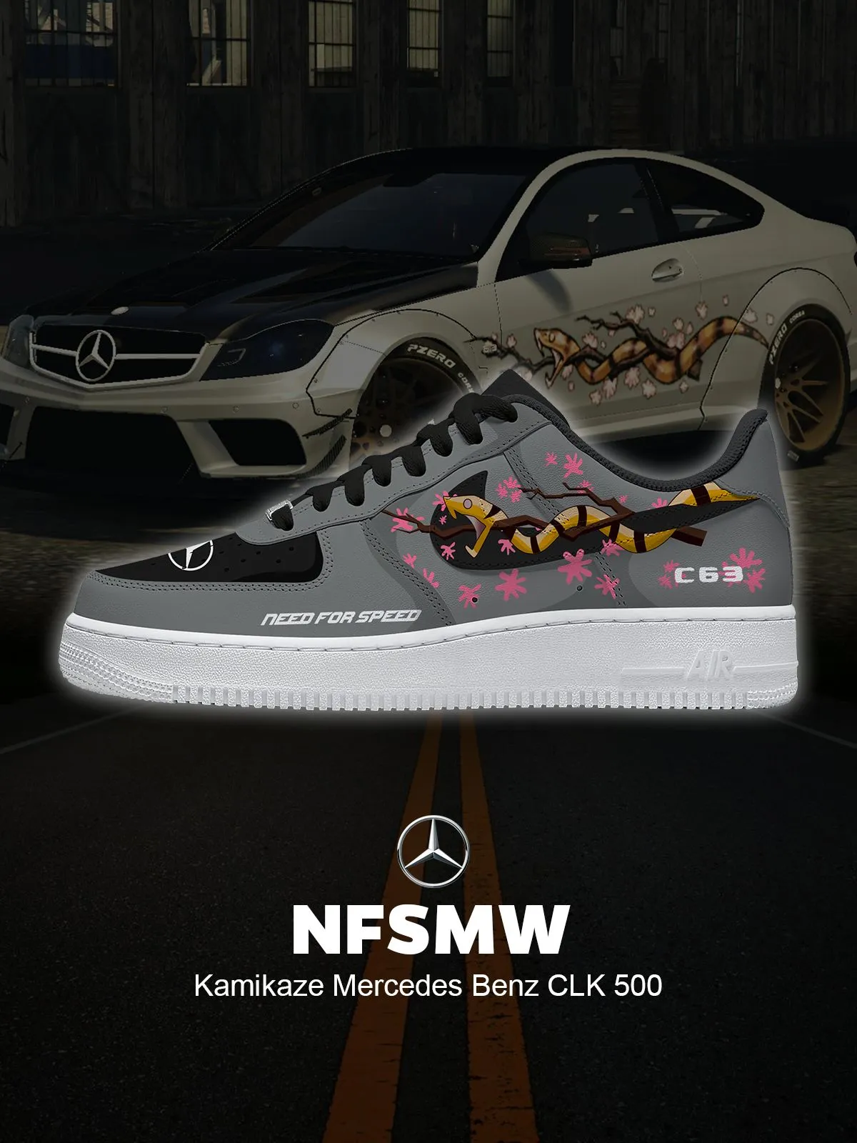 Kamikaze CLK 500 Custom Sneakers