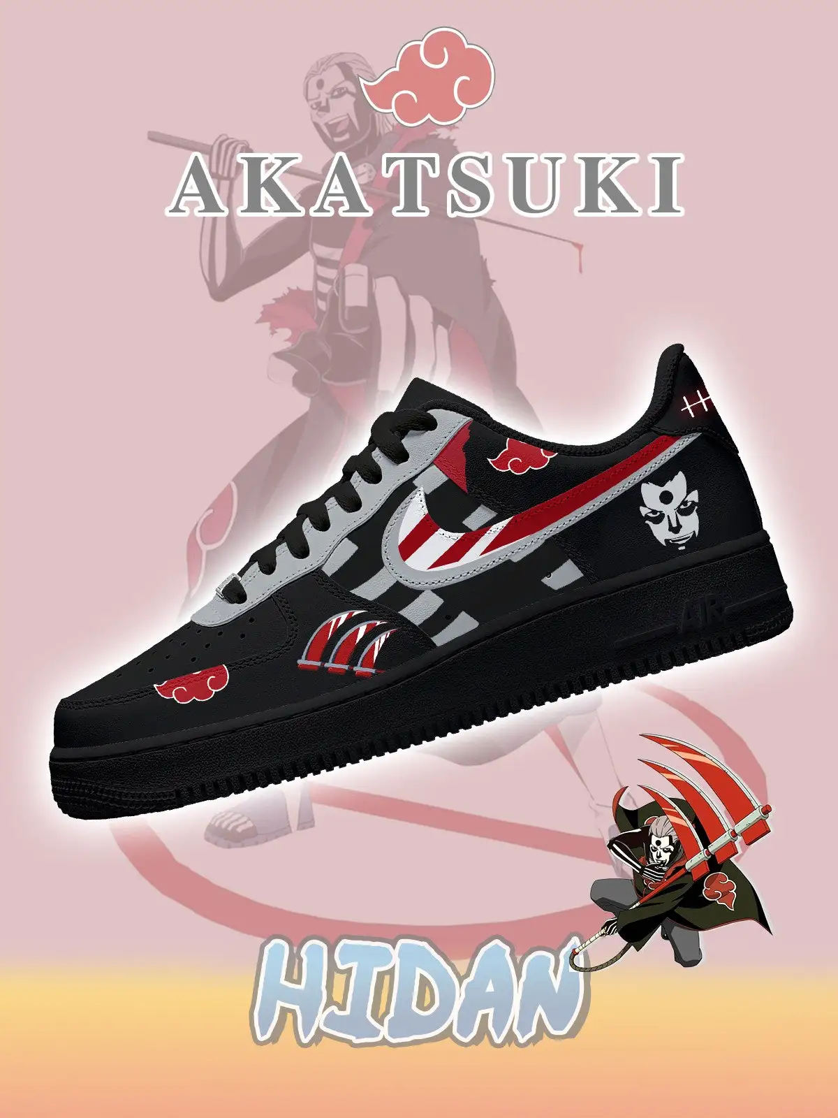 Akatsuki Hidan No.3 Custom Sneakers