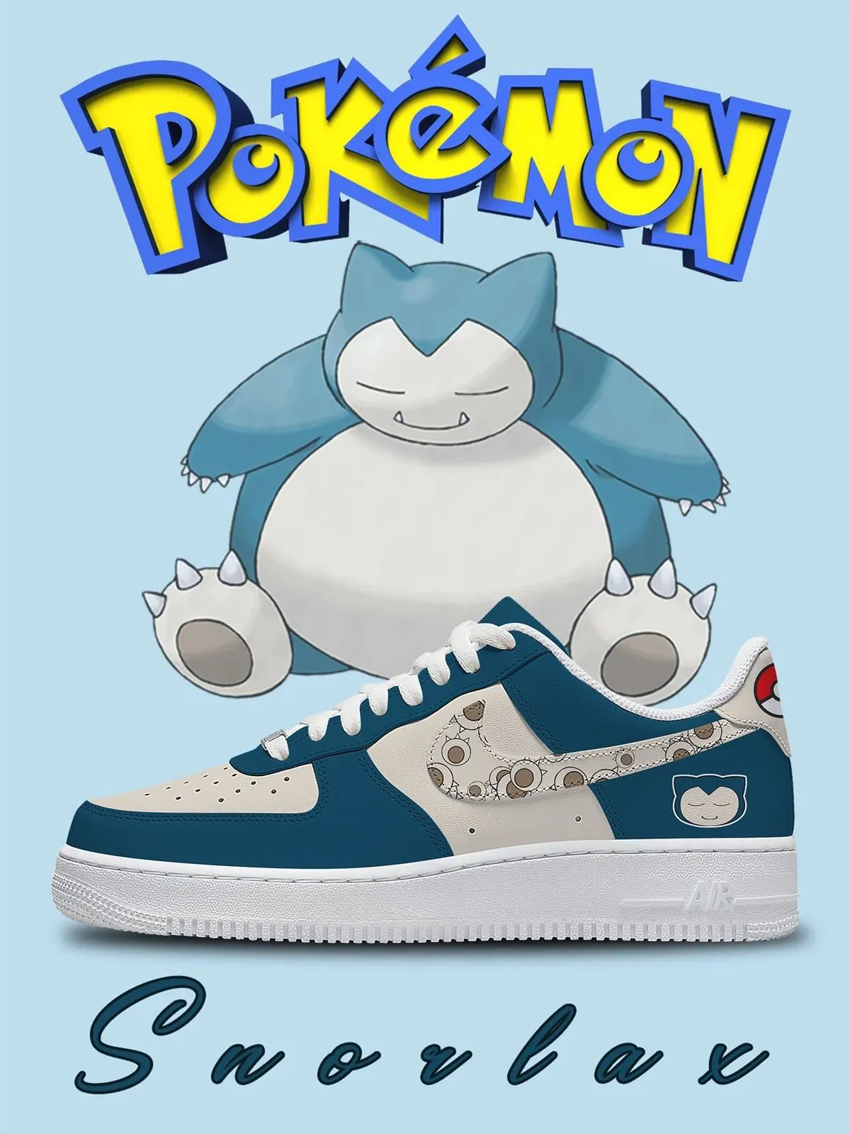 No.0143 Snorlax Custom Sneakers