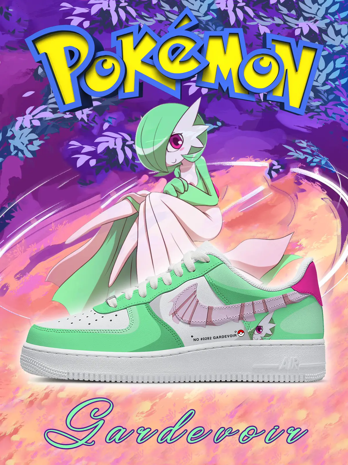 No.0282 Gardevoir Custom Sneakers