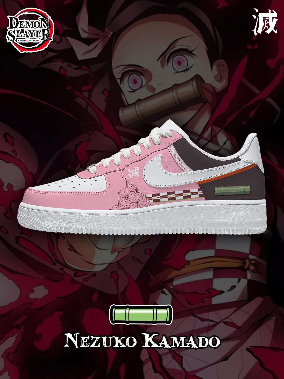Nezuko Kamado V.1 Custom Sneakers