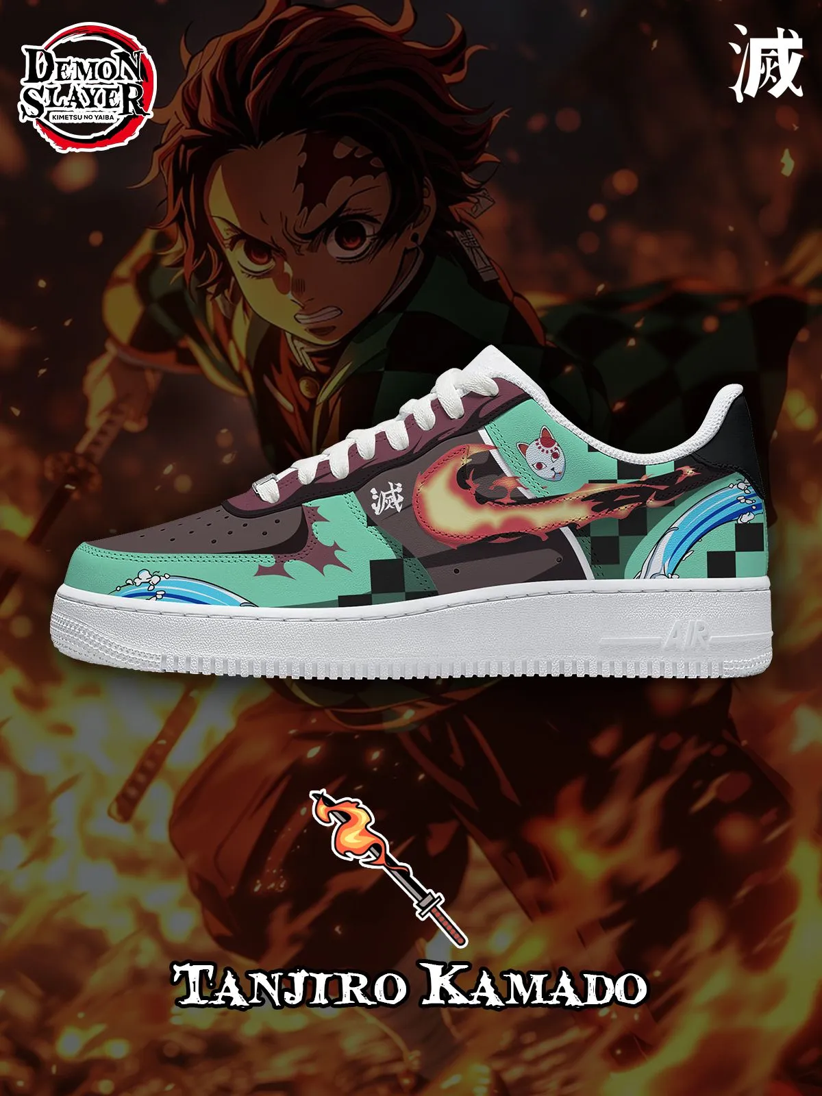 Tanjiro Kamado V.2 Custom Sneakers