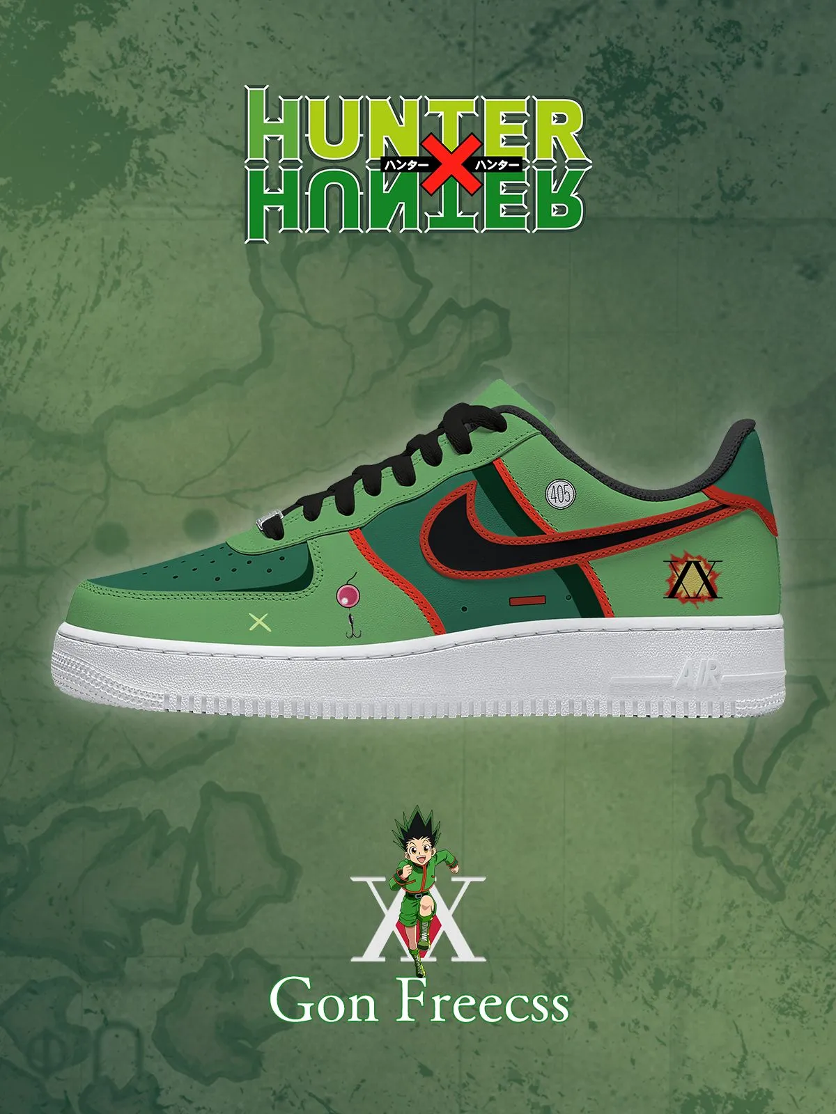 Gon Freecss Custom Sneakers