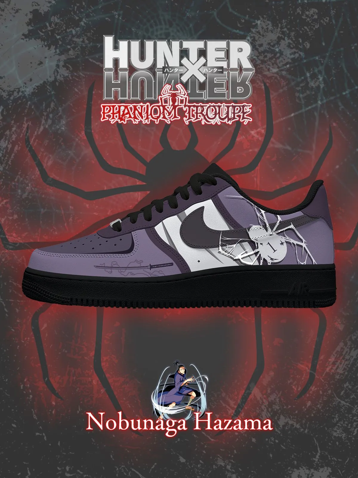 Nobunaga Hazama Custom Sneakers