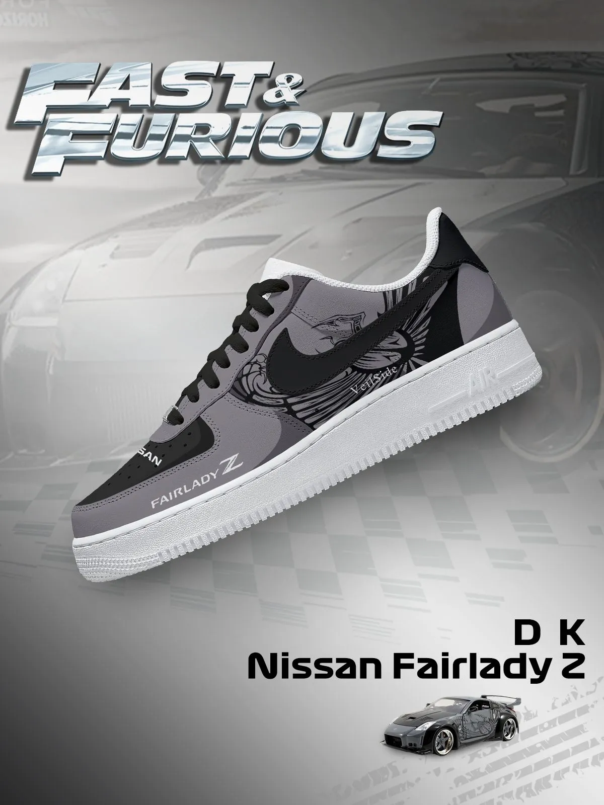 D. K. Fairlady Z Custom Sneakers