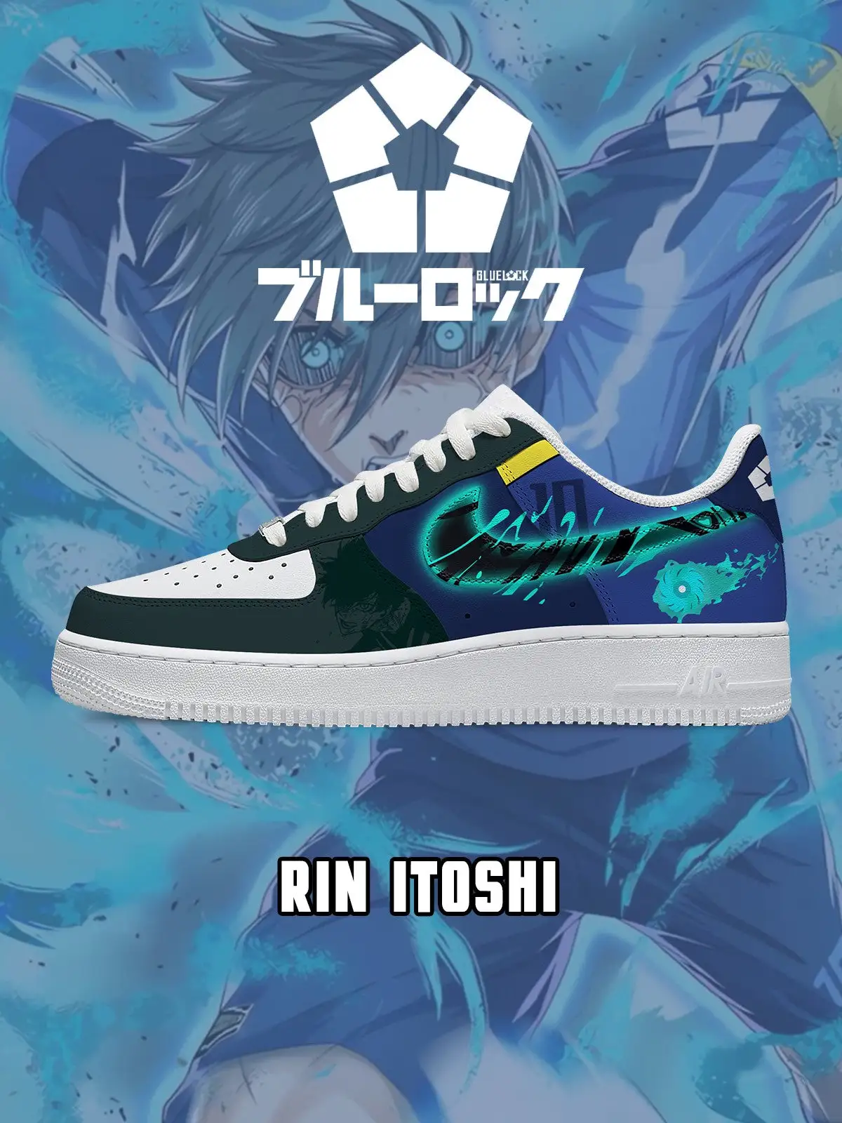 Rin Itoshi V.6 Custom Sneakers