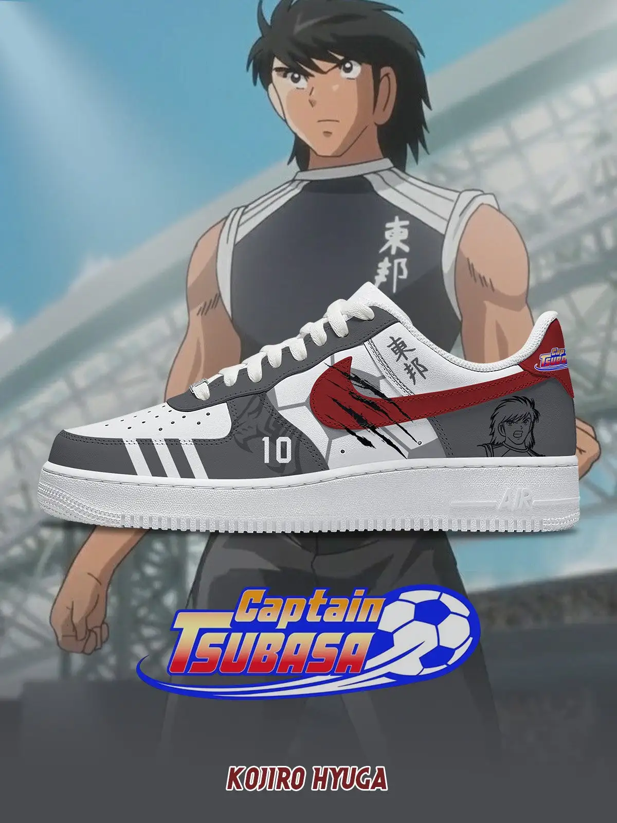 Kojiro Hyuga V.1 Custom Sneakers