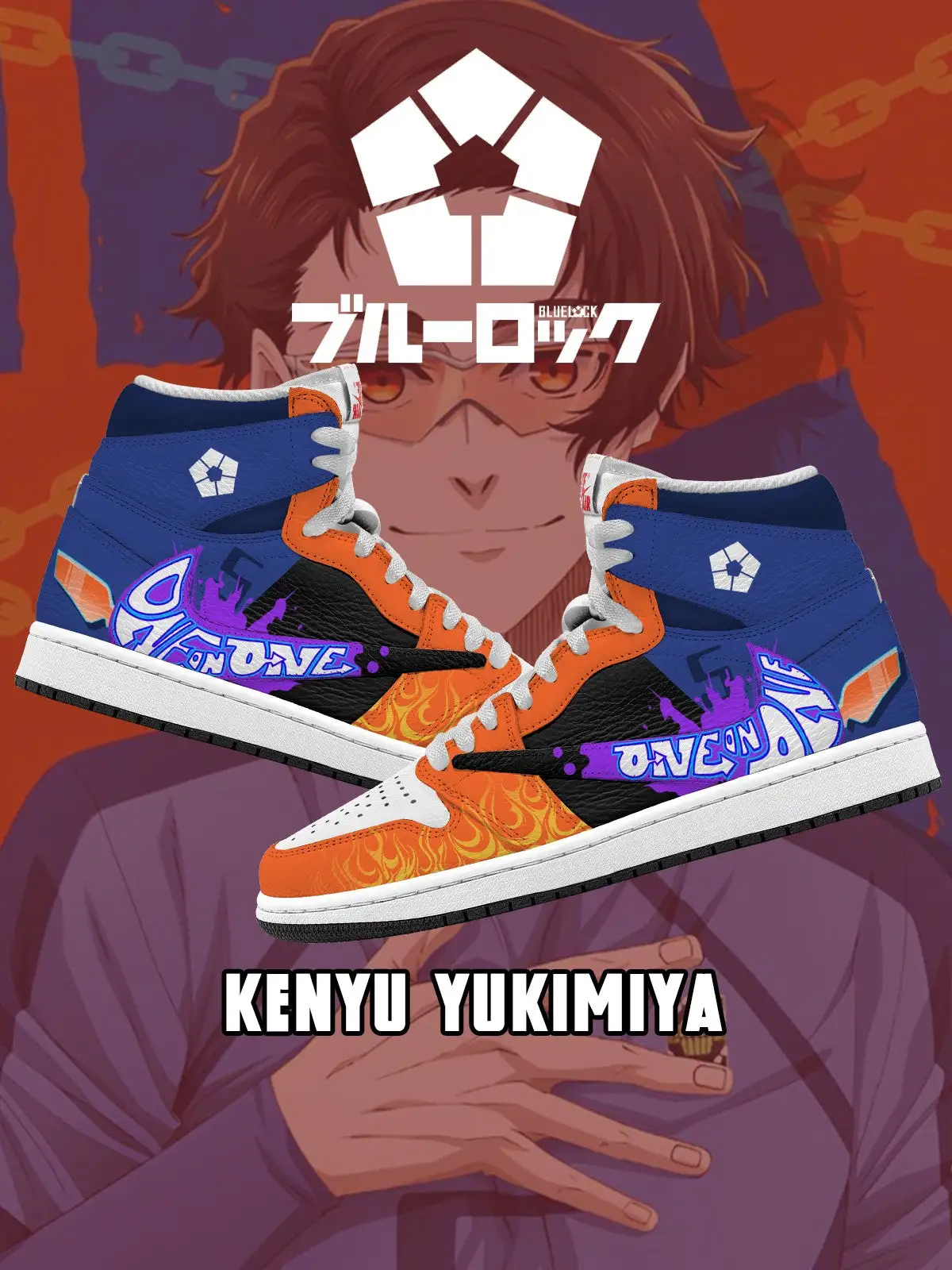Kenyu Yukimiya V.6 Custom TS High Sneakers