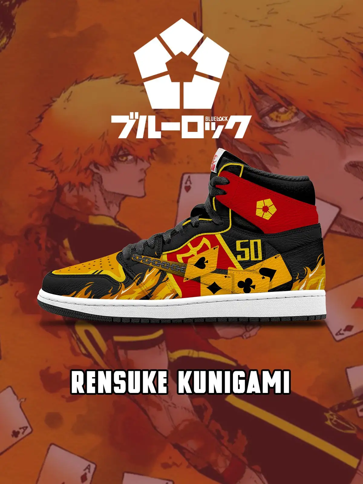 Rensuke Kunigami V.6 Custom TS High Sneakers