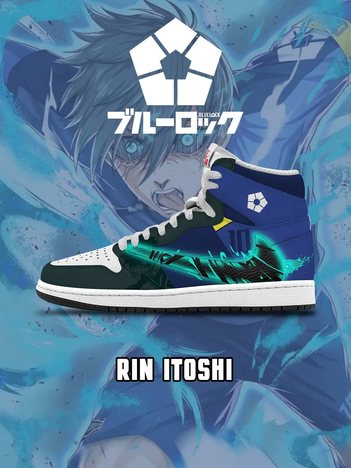 Rin Itoshi V.6 Custom TS High Sneakers