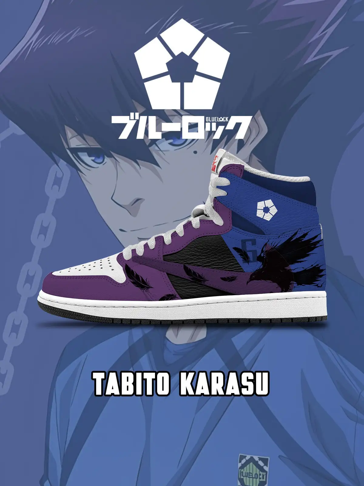 Tabito Karasu V.6 Custom TS High Sneakers