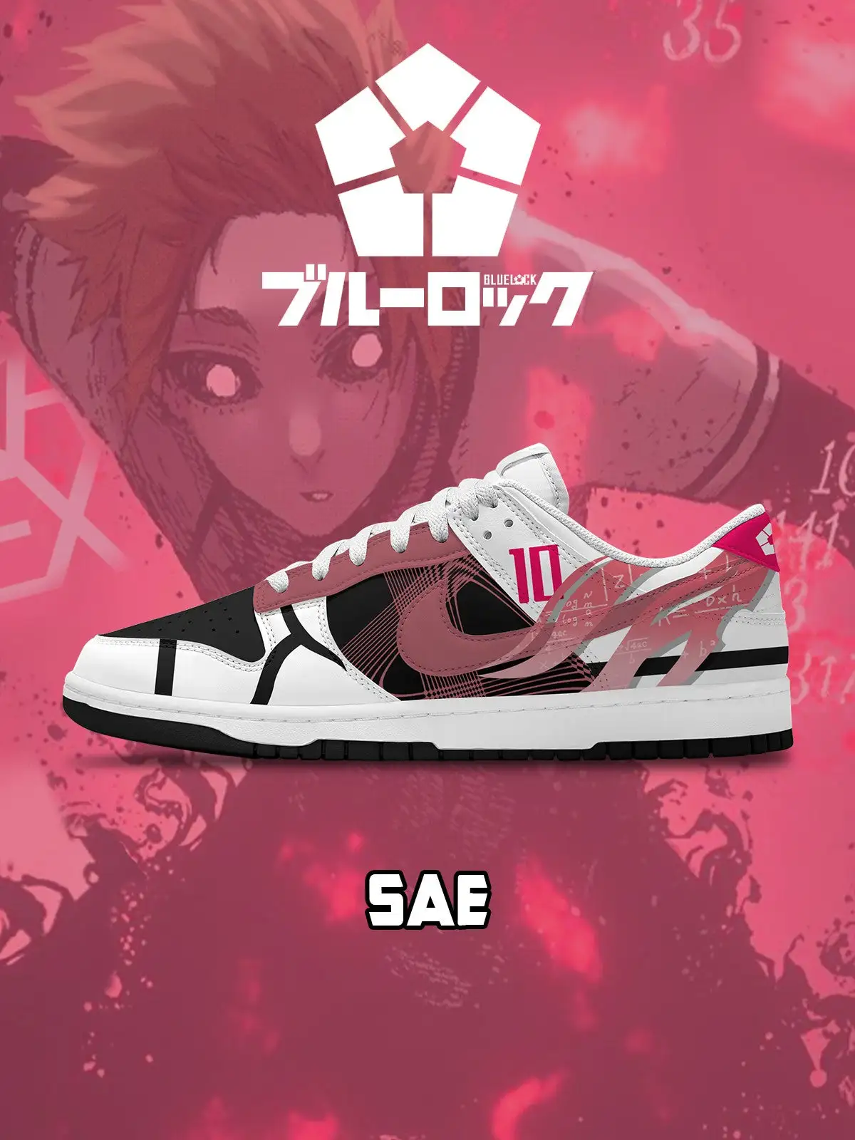 Sae Itoshi V.6 Custom Court-Low Sneakers