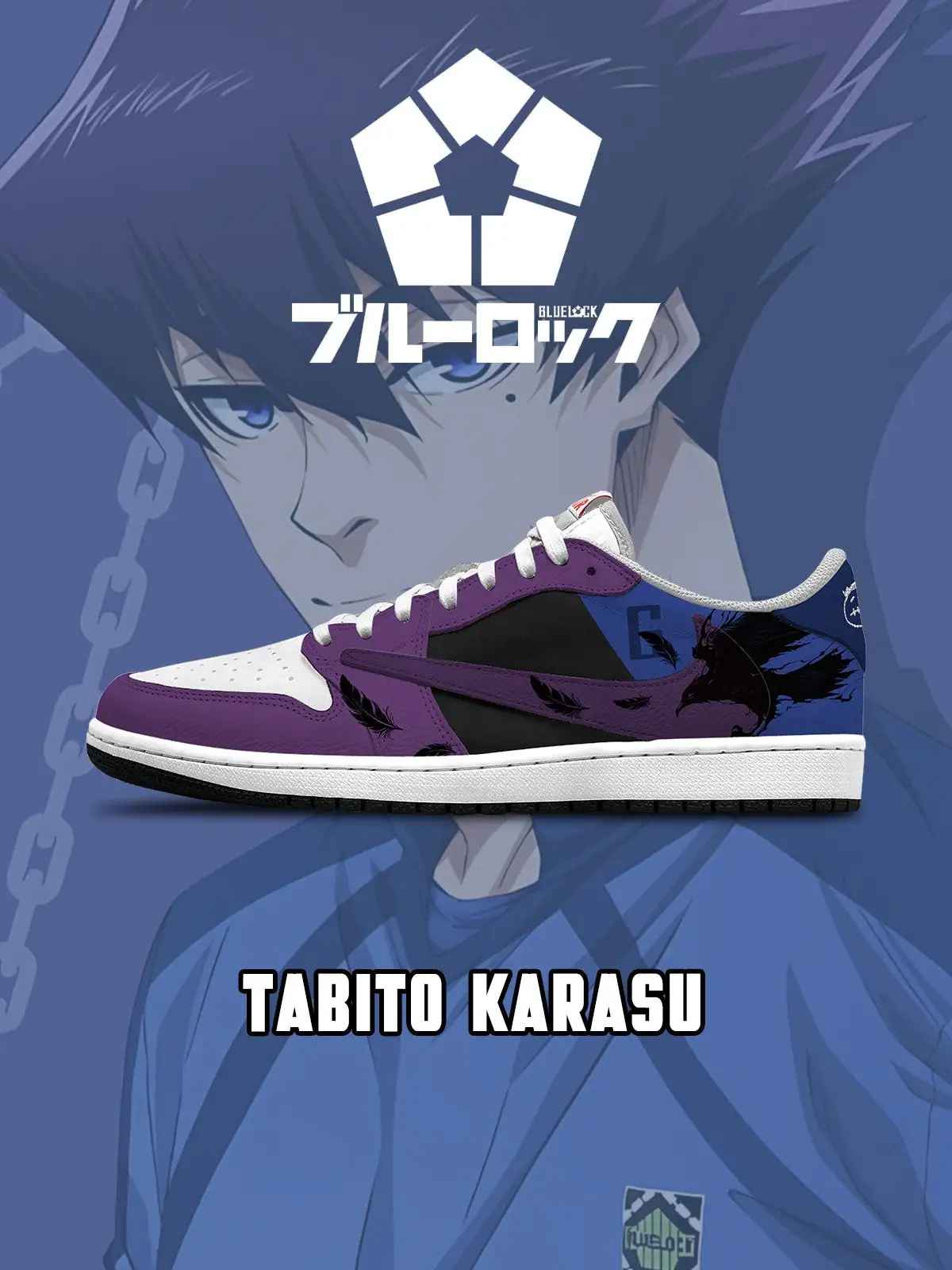 Tabito Karasu V.6 Custom TS Low Sneakers