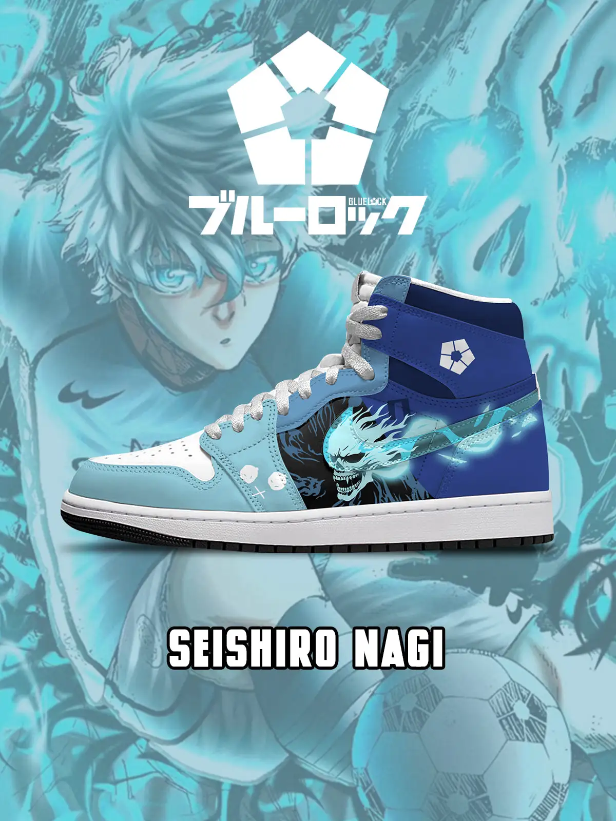 Seishiro Nagi V.6 Custom High-Top Sneakers