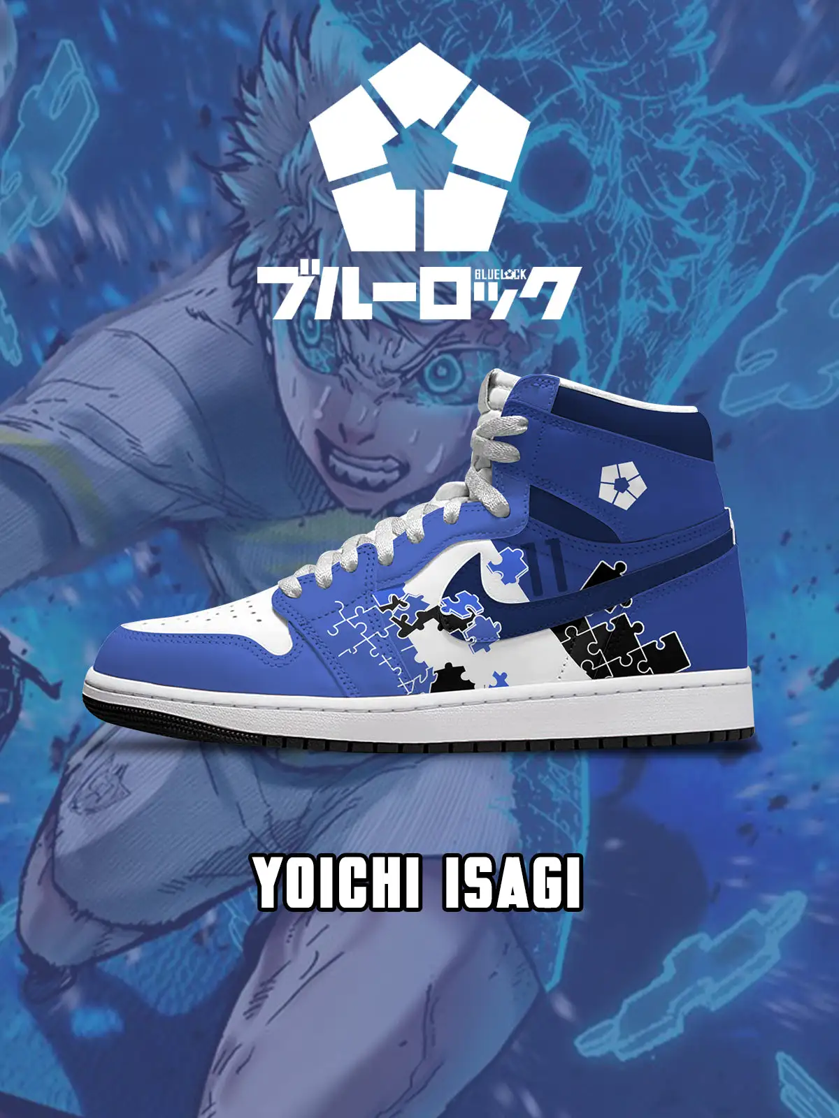 Yoichi Isagi V.6 Custom High-Top Sneakers