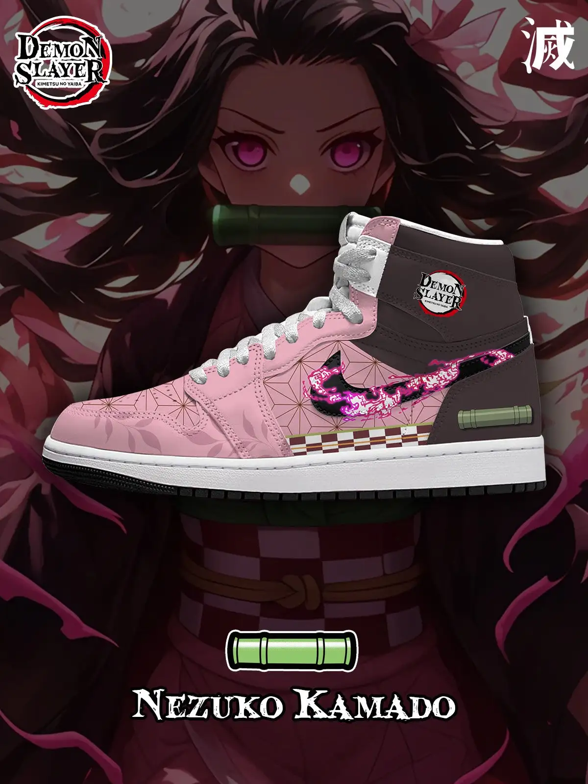 Nezuko V.5 Custom High-Top Sneakers