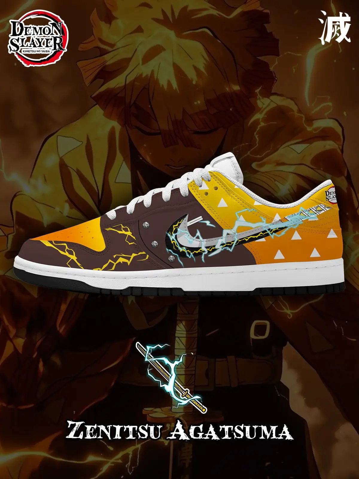 Zenitsu V.5 Custom Court-Low Sneakers