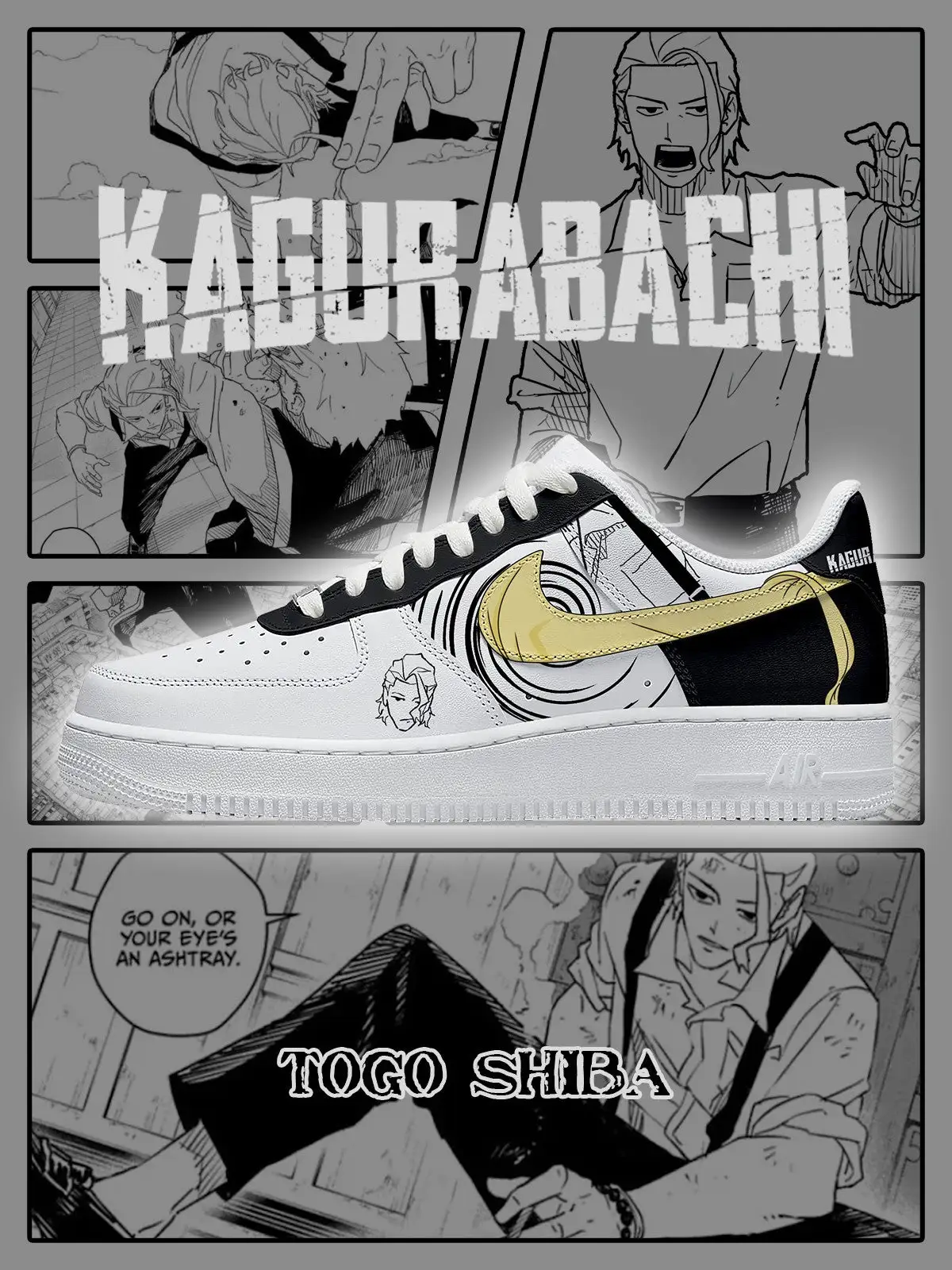 Togo Shiba V.1 Custom Sneakers