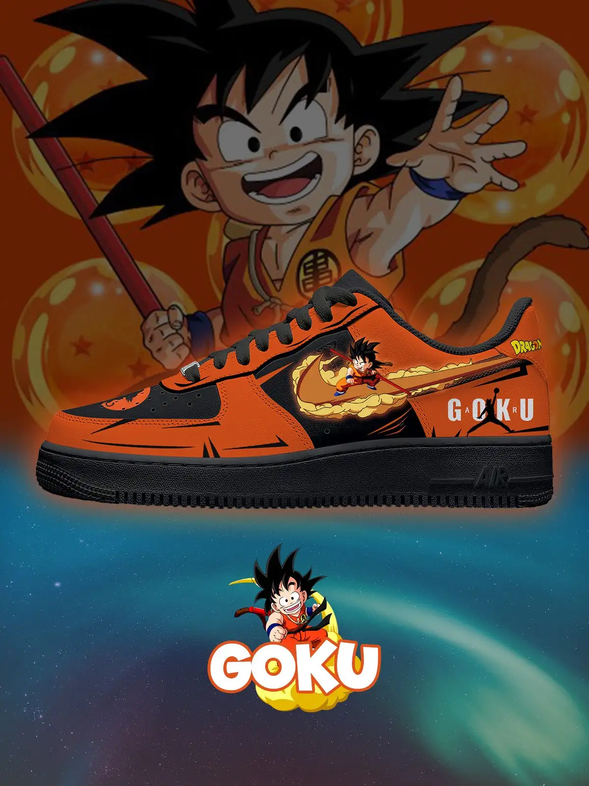 Son Goku V.4 Custom Sneakers