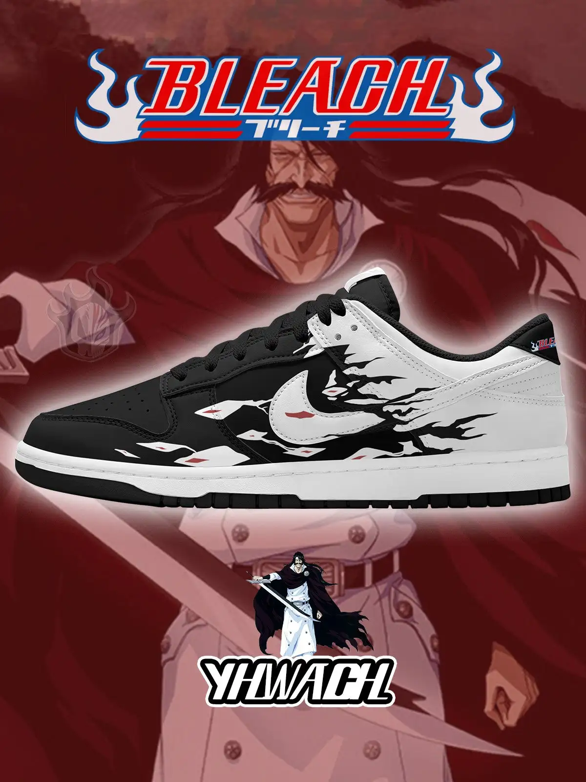 Yhwach V.1 Custom Court-Low Sneakers