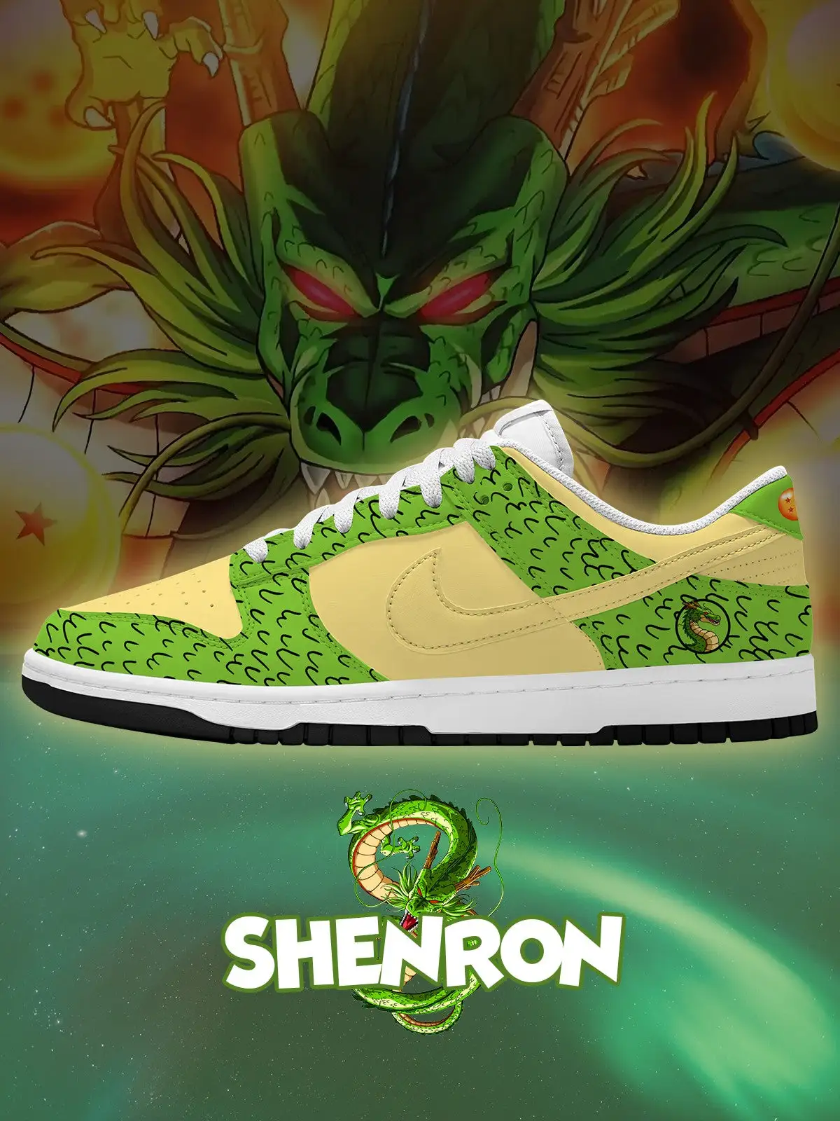 Shenron V.1 Custom Court-Low Sneakers