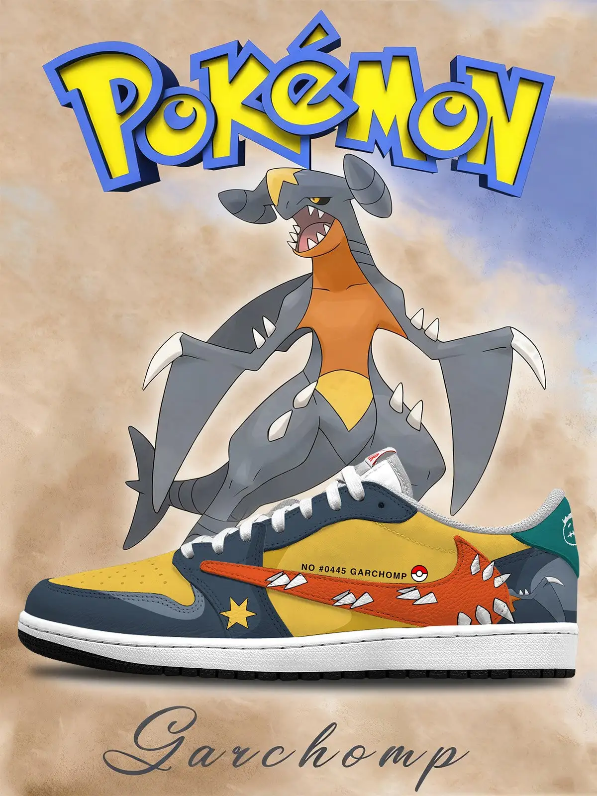 Garchomp V.1 Custom TS Low Sneakers