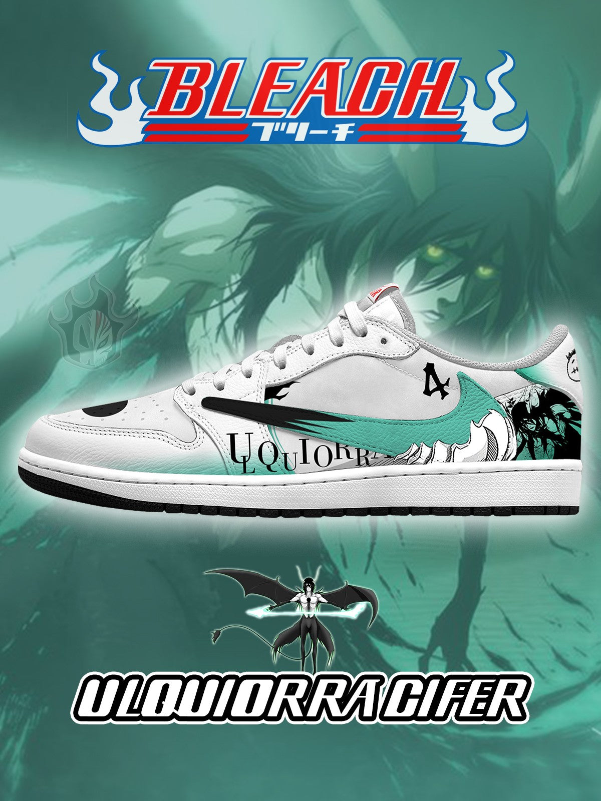 Ulquiorra Cifer V.1 Custom TS Low Sneakers