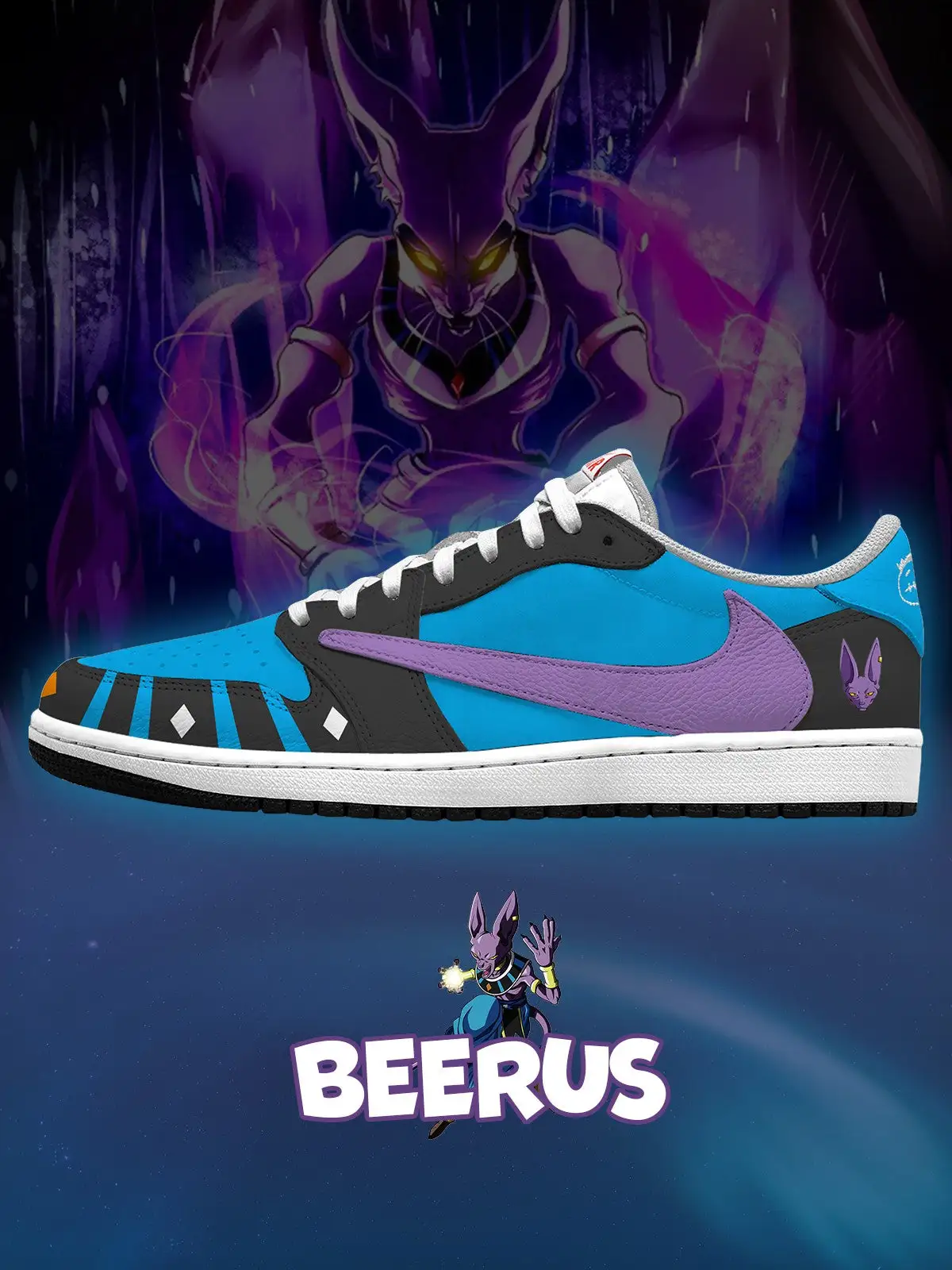 Beerus V.1 Custom TS Low Sneakers