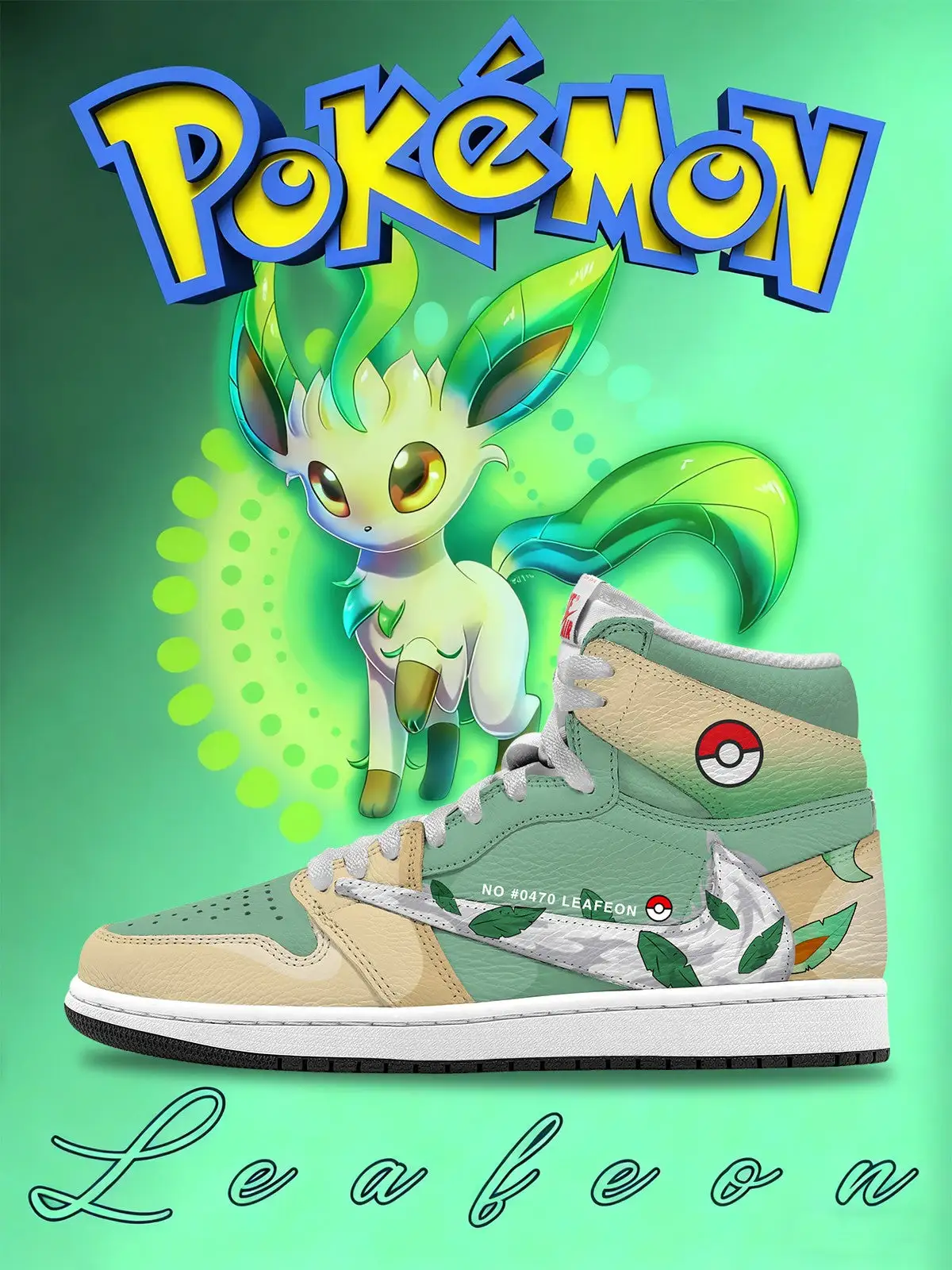 Leafeon V.1 Custom TS High Sneakers
