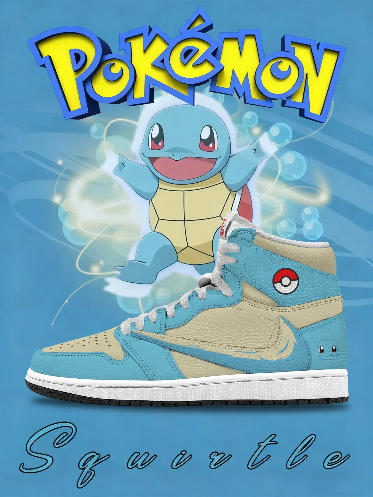 Squirtle V.1 Custom TS High Sneakers