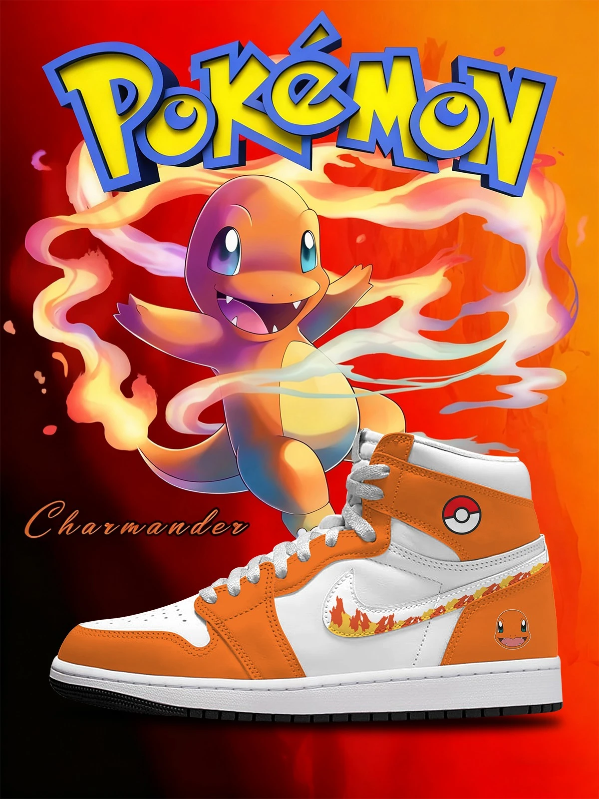 Charmander V.1 Custom High-Top Sneakers